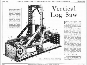 S23 Vertical Log Saw Reprint