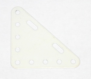 223 Flexible Triangular Plate 5x5 White Original