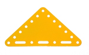 227 Flexible Triangular Plate 7x7 UK Yellow