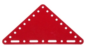 228b Flat Triangular Plate 9x9 Red