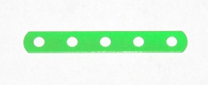 235 Narrow Strip 5 Hole Florescent Green Original