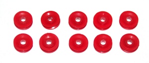 23bp '' Pulley Without Boss Red Plastic Original x10