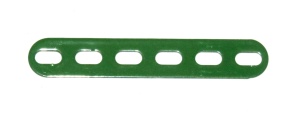 55g Six Slotted Strip 3'' Green