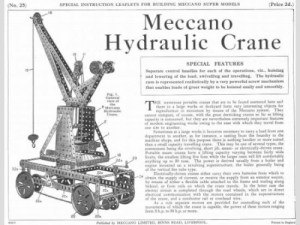 S25 Hydraulic Crane Reprint