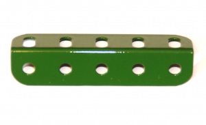 9d Angle Girder 5 Hole Green