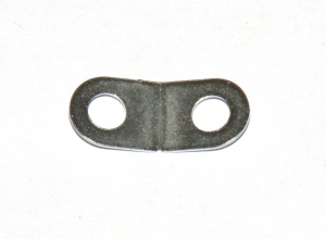 C483 Narrow Obtuse Angle Bracket 1x1 Zinc