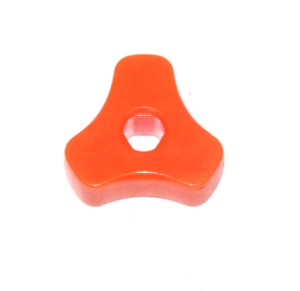 C881 Knob Orange Plastic