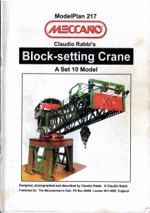 MP217 Block-Setting Crane