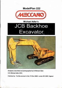 MP222 JCB Backhoe Excavator