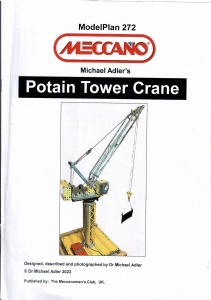 MP272 Potain Tower Crane